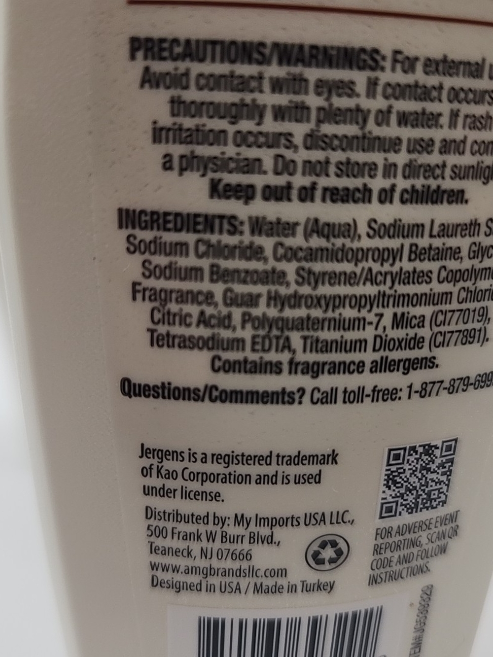 Jergens Moisturizing Hand Soap shea butter retired 4 bottles - Picture 8 of 8